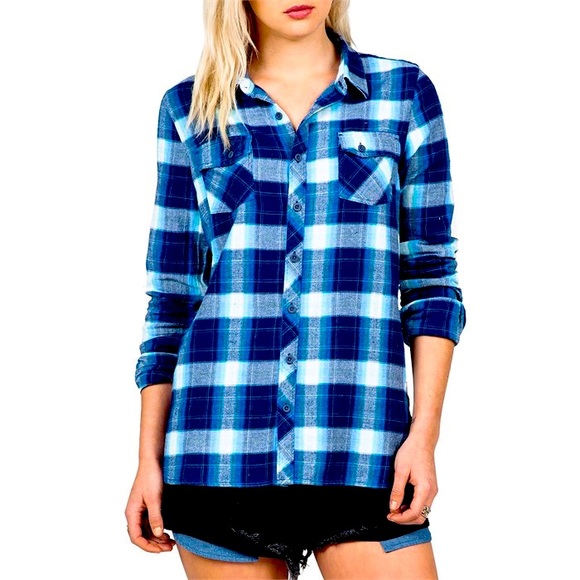 Volcom Tops - Volcom Flannel Shirt Size S
